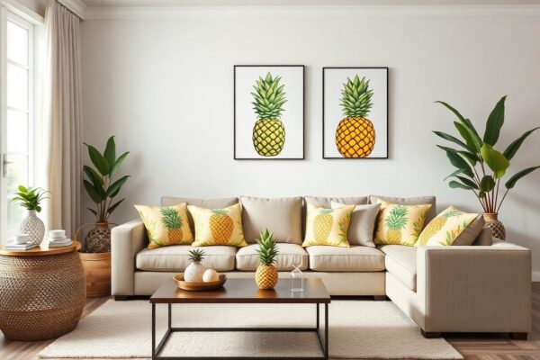 Ananas en décoration –