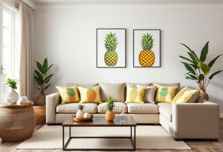 Ananas en décoration –