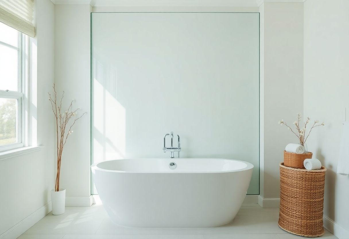 Écrans pour baignoires: types, avantages et inconvénients