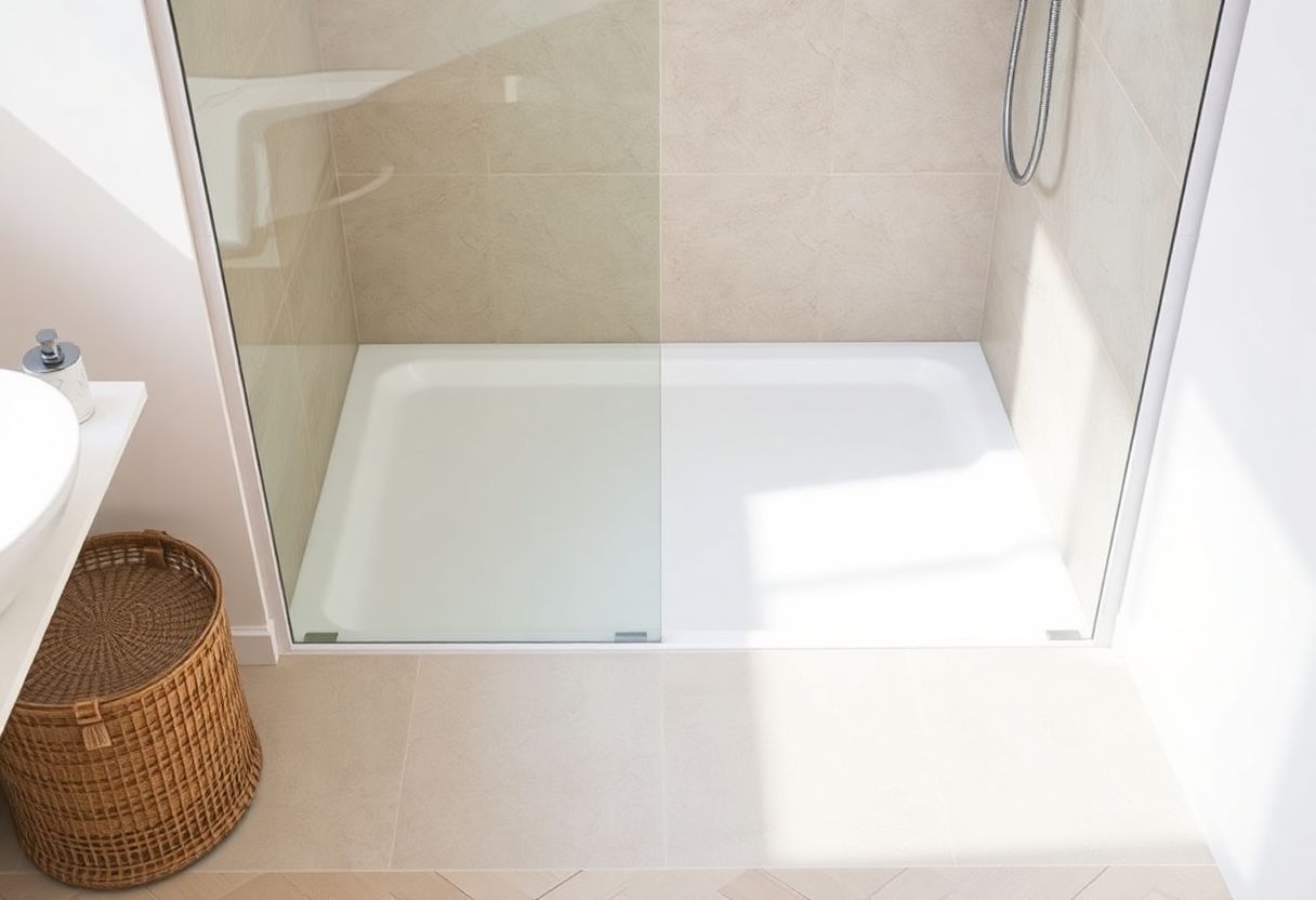 Pourquoi installer un receveur de douche? Avantages, types et tendances