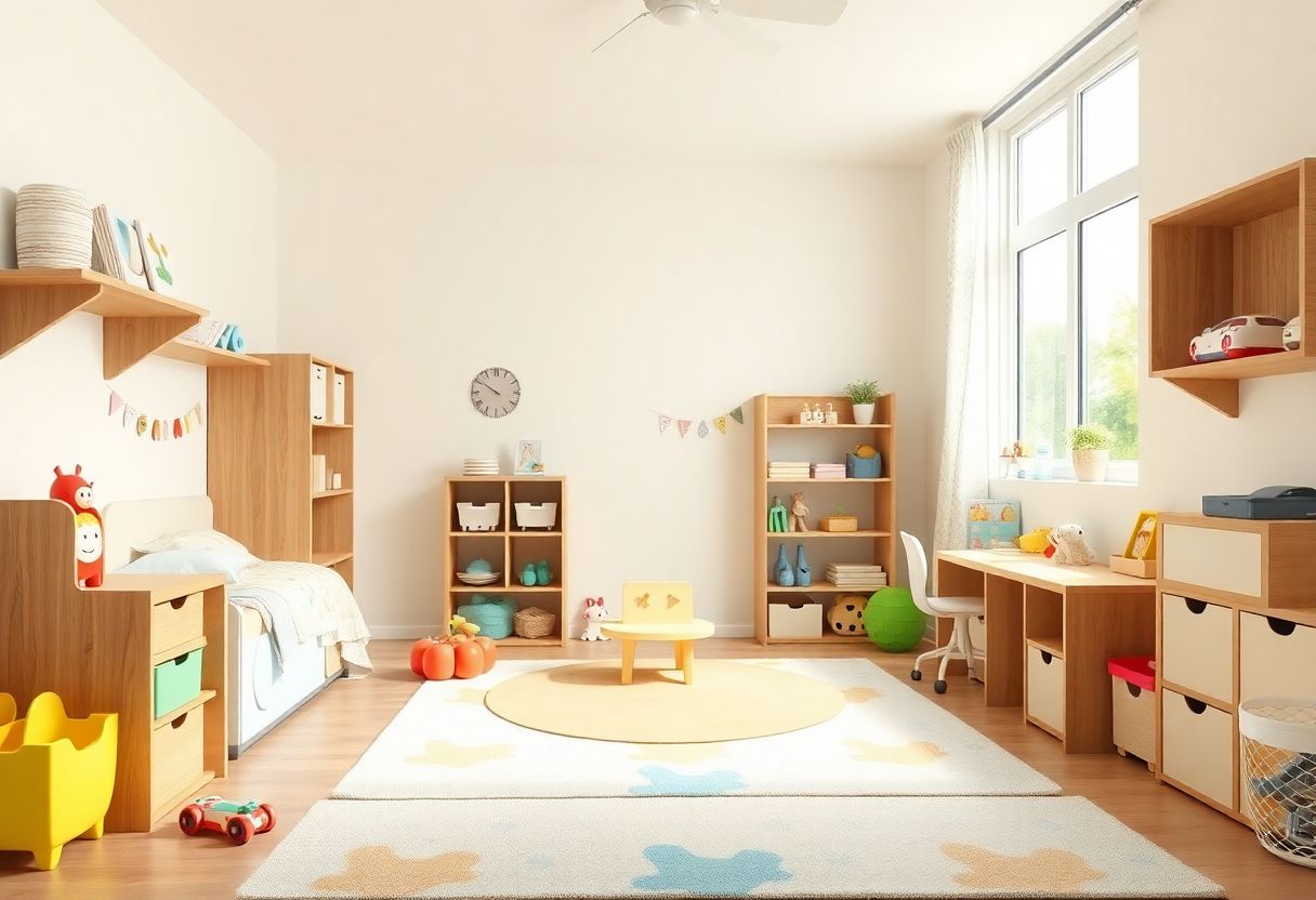 Comment créer un espace de jeu sécurisé dans la chambre d'enfant