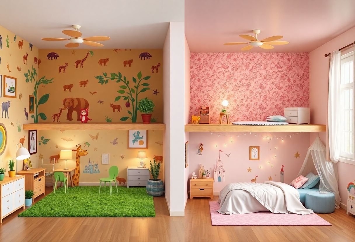 Des idées magiques pour transformer la chambre de votre enfant avec une décoration thématique