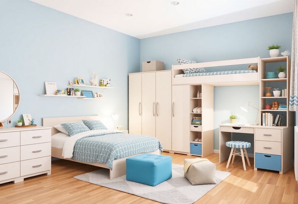 Optimisez l'espace avec des meubles multifonctions pour une chambre d'enfant : guide d'achat clair et pratique