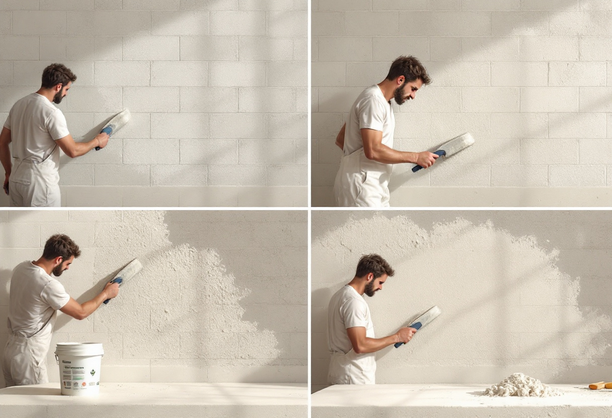 Comment appliquer un enduit à la chaux sur un mur en parpaing