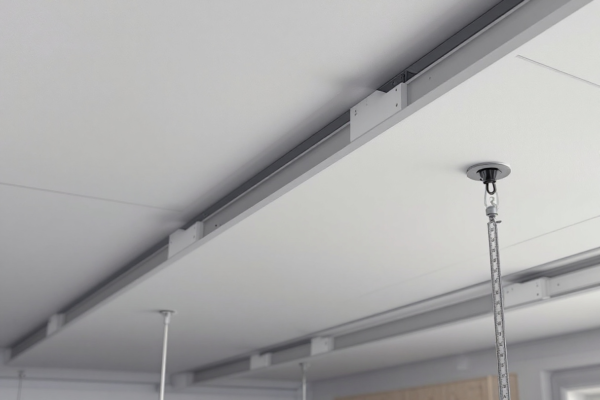Comment déterminer l'espacement optimal des rails sur un plafond en placo ?