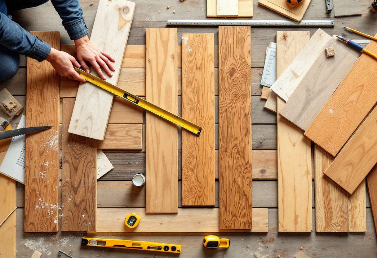 Guide pratique pour le calepinage du parquet étape par étape