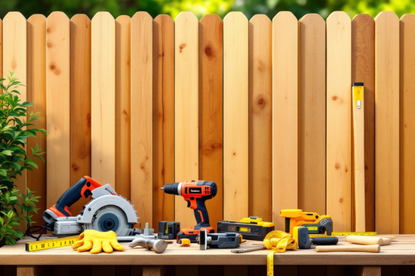 Guide pratique pour réaliser une palissade en bois vertical