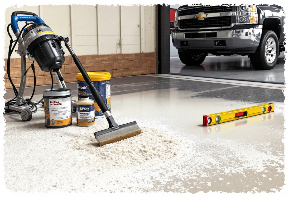 Guide pratique pour réussir le ragréage du sol de votre garage
