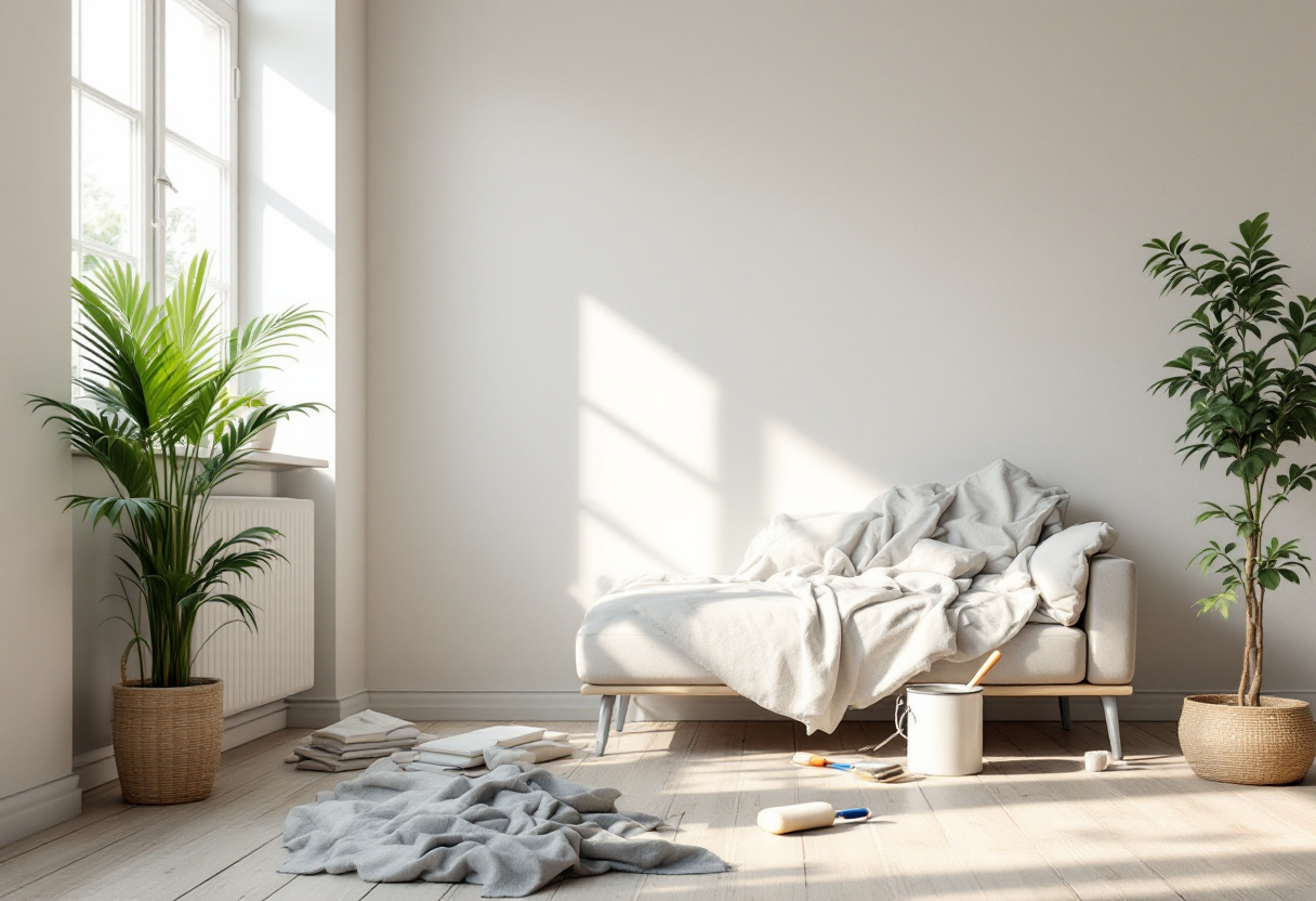 Guide tarifaire pour la peinture d'un appartement de 80m²