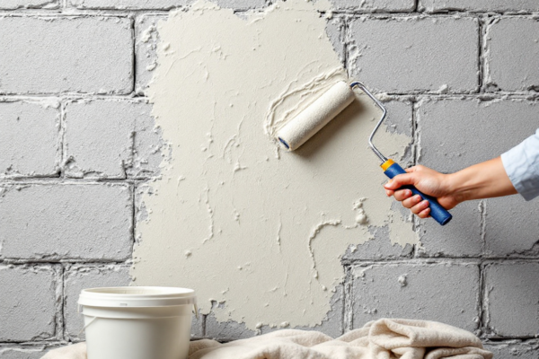 Techniques efficaces pour enduire un mur en parpaing avec un rouleau Techniques pour enduire un mur en parpaing avec un rouleau